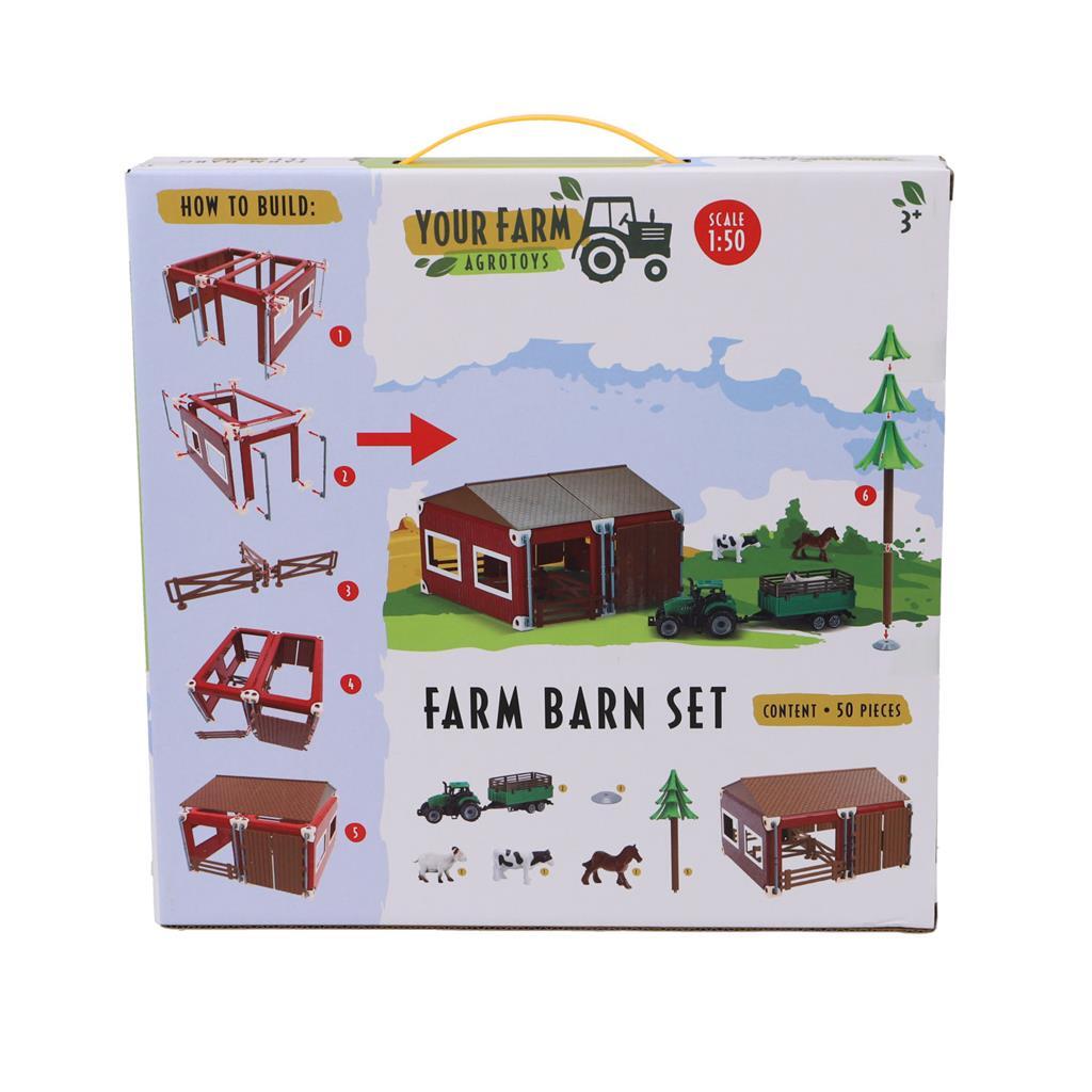 Agrotoys Boerderij Met Tractor En Dieren Schaal 1:50 Hobby + Knutselen Joy&Bloom