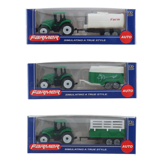 Overige Merken Tractor Met Aanhanger Assorti Default Title Landbouwvoertuigen Joy&Bloom