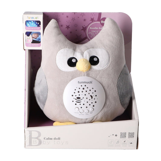 Overige Merken Knuffelprojector Uil + Licht En Geluid Default Title Interactieve Knuffels Joy&Bloom