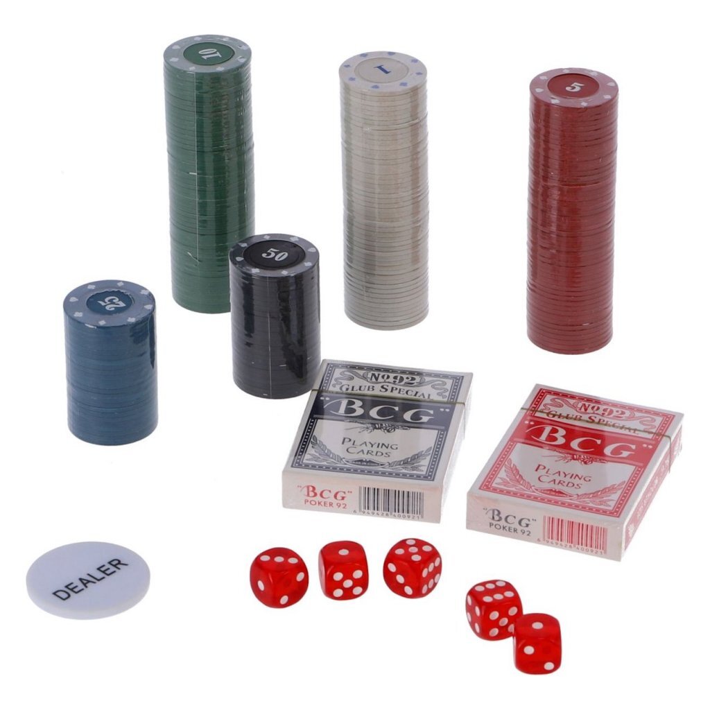 Overige Merken Pokerset In Koffer 200-Delig Aluminium Pokerspellen Joy&Bloom