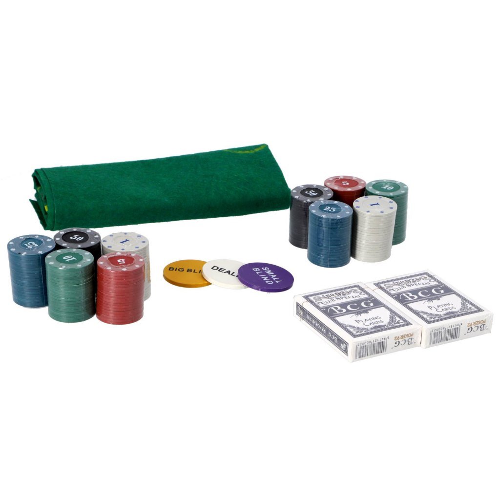 Overige Merken Pokerset In Blik 200-Delig Pokerspellen Joy&Bloom