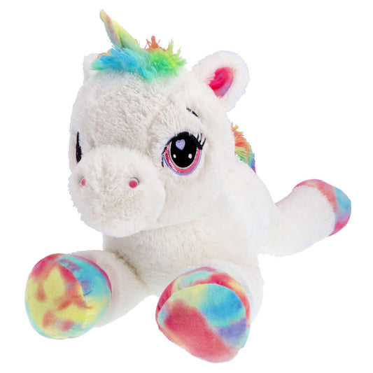 Pluchiez Knuffel Eenhoorn Liggend 80 Cm Wit Default Title Knuffels Joy&Bloom