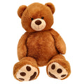 Pluchiez Knuffel Beer Zittend 120 Cm Bruin Default Title Knuffels Joy&Bloom