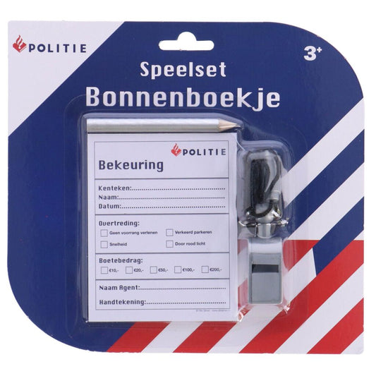 Overige Merken Politie Bonnenboekje Default Title Politie Speelgoed Joy&Bloom