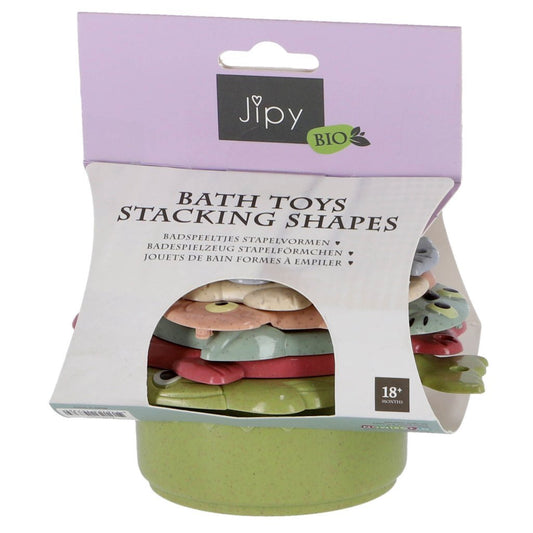 Jipy Bioplastic Stapelvormen Badspeeltjes Default Title Sorteren & Stapelen Joy&Bloom