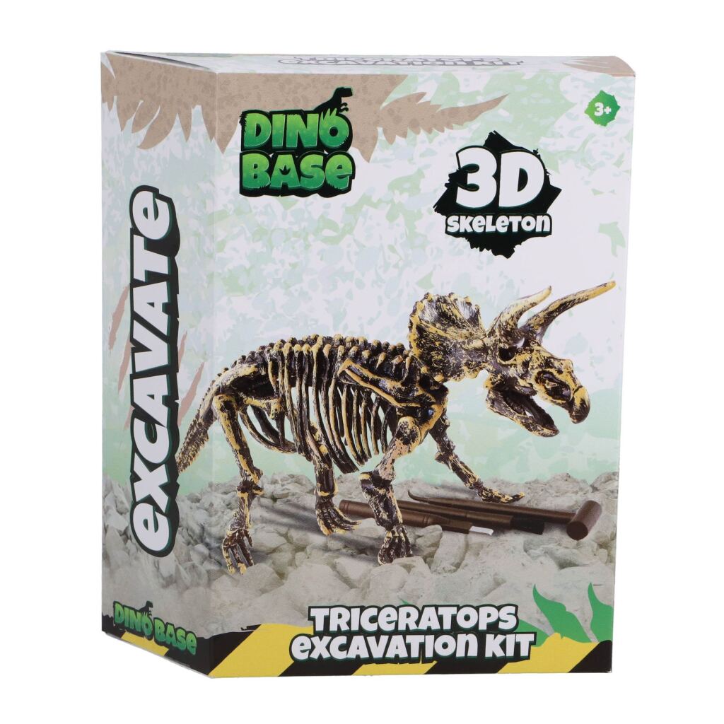 Dinobase Dino 3D Triceratops Skelet Default Title Dieren Joy&Bloom