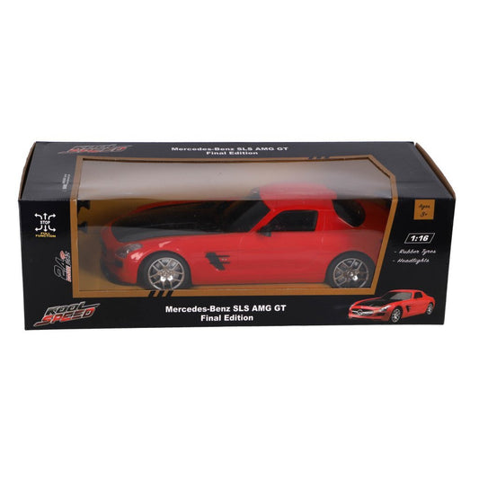 Kool Speed Rc Mercedes-Benz Sls Amg Gt Final Edition 1:16 + Licht Rood/Zwart Default Title Radiografisch Bestuurbaar Joy&Bloom