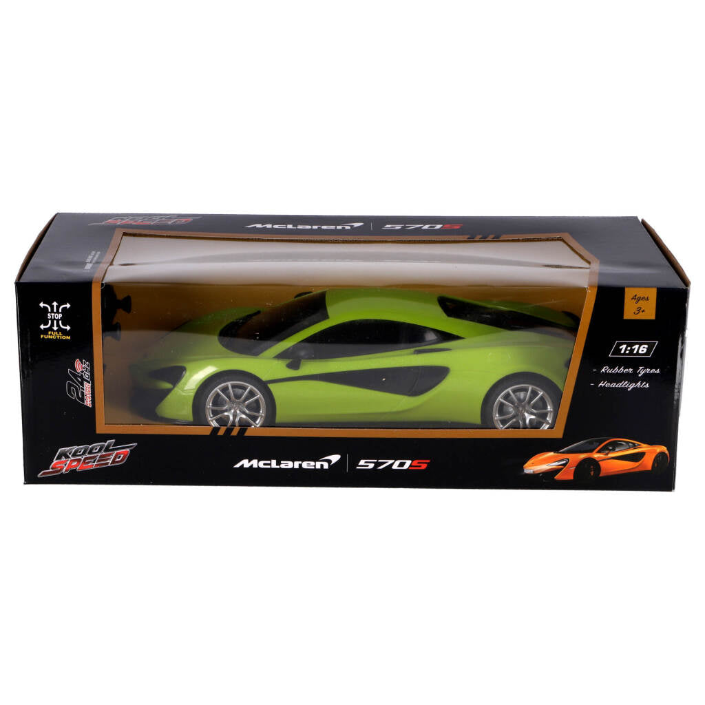 Kool Speed Rc Mclaren 5705 1:16 + Licht Neon Groen Default Title Radiografisch Bestuurbaar Joy&Bloom