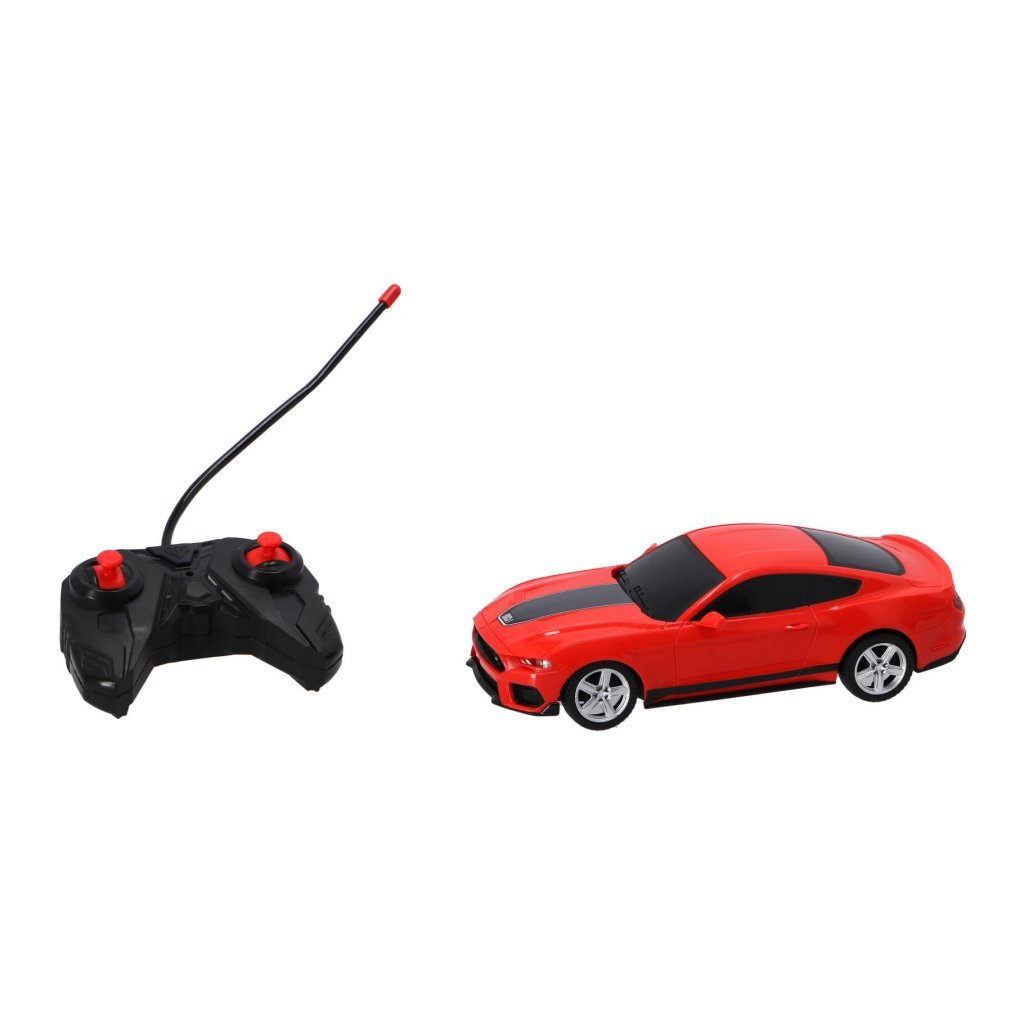 Kool Speed Rc Ford Mustang Mach 1 1:24 + Licht Rood Radiografisch Bestuurbaar Joy&Bloom