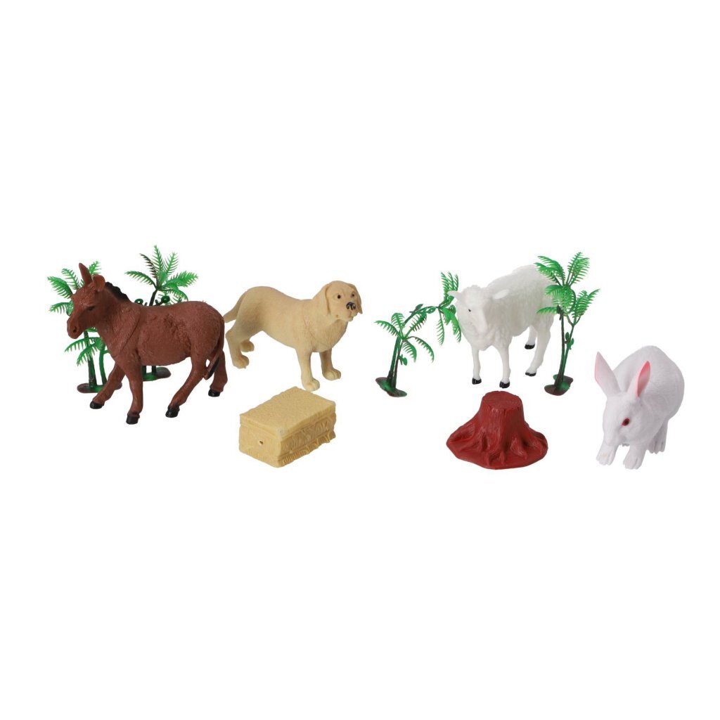 Overige Merken Boerderijdieren Set 10-Delig Dieren Joy&Bloom