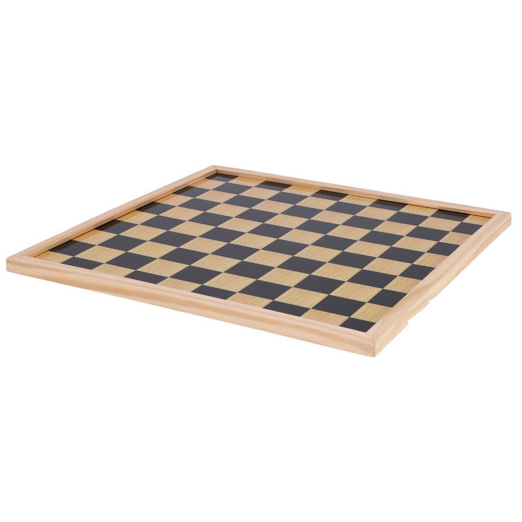 Overige Merken Houten Dam-Schaakbord 40X40 Cm Schaakspelen Joy&Bloom