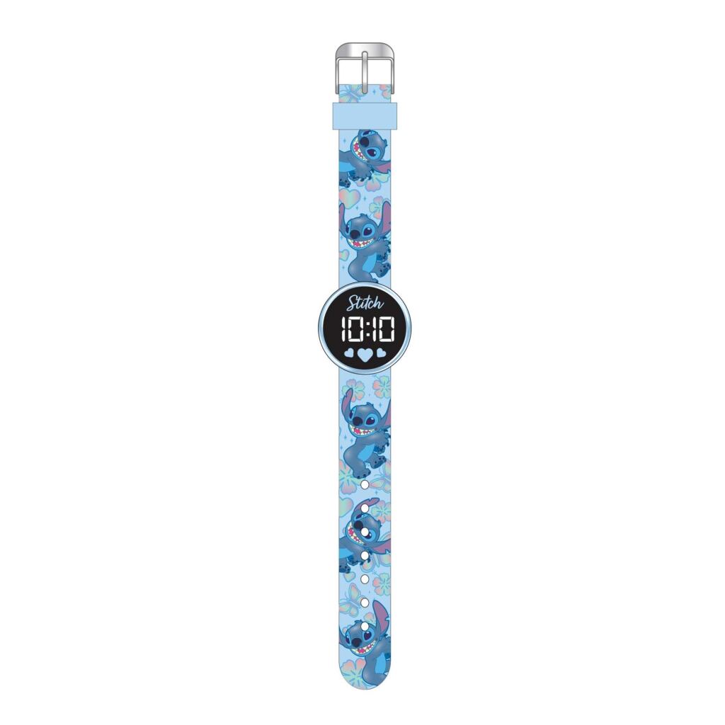 Accutime Disney Stitch Led Horloge Rond