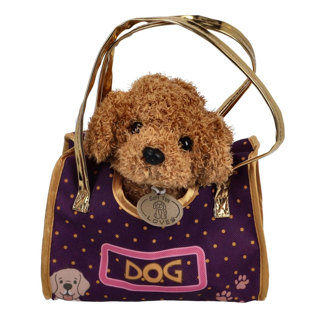 Overige Merken Knuffel Hond In Tasje Default Title Knuffels Joy&Bloom