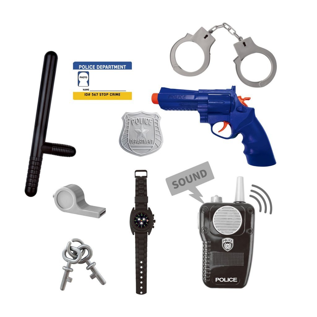 Overige Merken Politie Verkleedset + Accessoires En Geluid Verkleedkleren Accessoires Joy&Bloom
