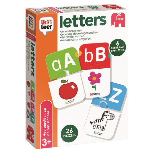 Jumbo Spel Ik Leer Letters Default Title Spelend Leren Joy&Bloom