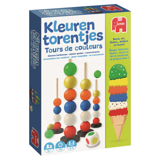 Jumbo Kleurentorentjes Default Title Sorteren & Stapelen Joy&Bloom