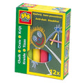 Ses Krijt Gekleurd 12 Stuks Default Title Schoolbordkrijt Joy&Bloom