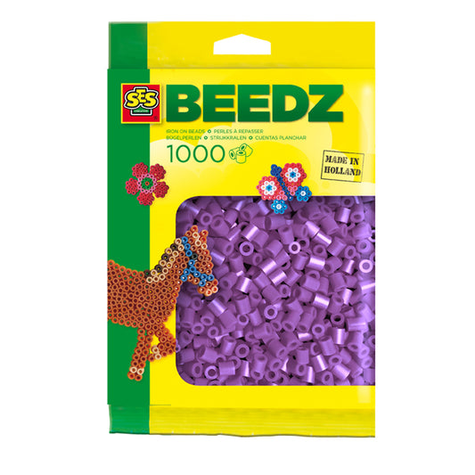 Ses Creative Beedz Strijkkralen Paars 1000 Stuks Default Title Strijkkralen Joy&Bloom