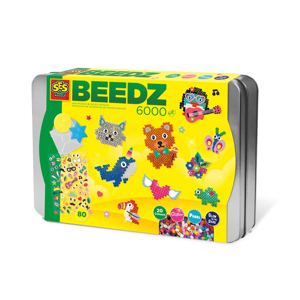Ses Creative Beedz Strijkkralen Luxe Sorteerbox 6000 Stuks Strijkkralen Joy&Bloom