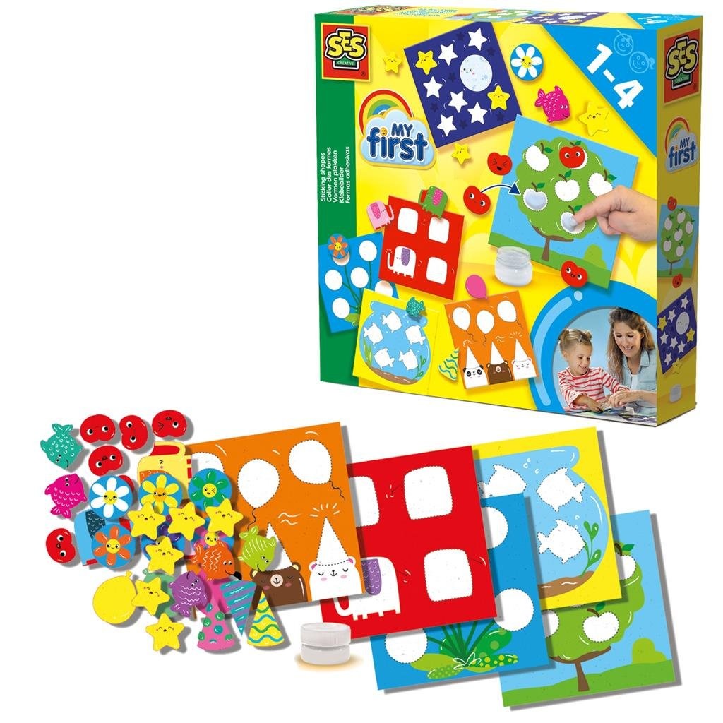 Ses Creative Ses My First Vormen Plakken Default Title Sorteren & Stapelen Joy&Bloom