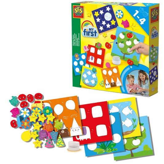 Ses Creative Ses My First Vormen Plakken Default Title Sorteren & Stapelen Joy&Bloom