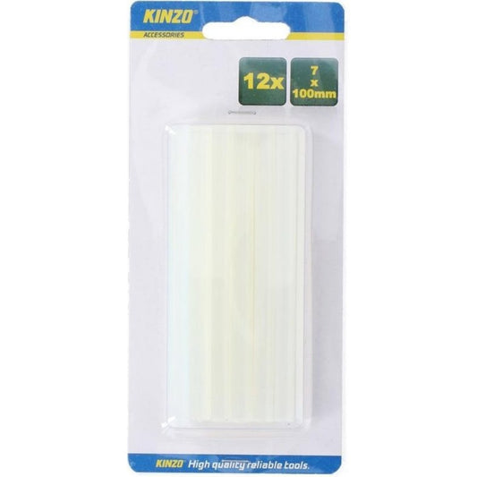 Kinzo Lijmpatronen Voor Lijmpistool 7X100 Mm 12 Stuks Default Title Lijm Joy&Bloom