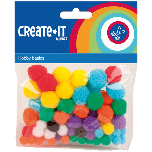 Create It Hobbyset Pompoms Default Title Hobby + Knutselen Joy&Bloom