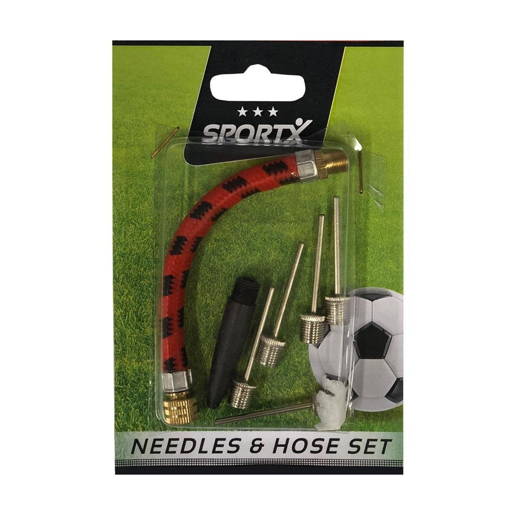 Sportx Balpomp Accessoire Set Met 4 Naalden + Verloopstukje En Slang Default Title Luchtpompen/Balpompen Joy&Bloom