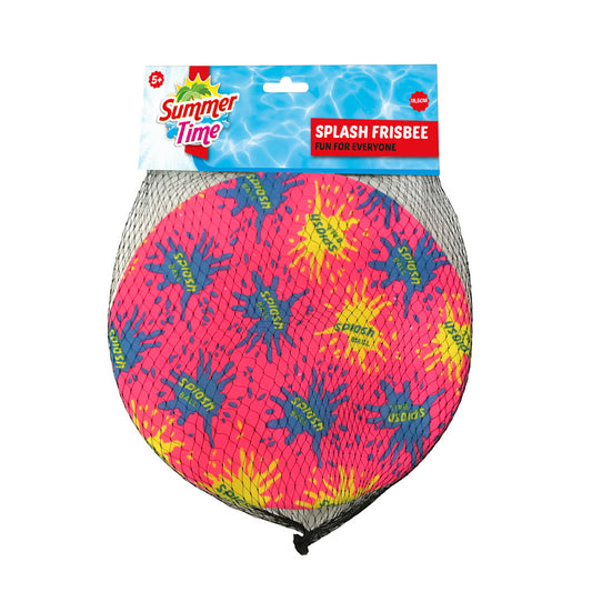 Summertime Splash Frisbee 19,5 Cm Default Title Zomerpret/Waterpret Joy&Bloom