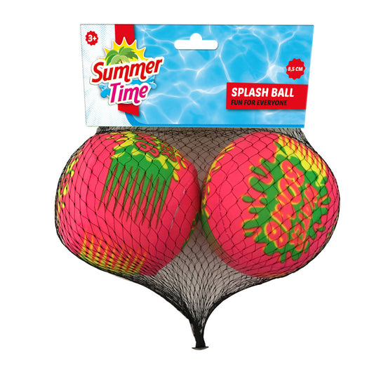 Summertime Splash Ballen 8.5 Cm 2 Stuks Default Title Zomerpret/Waterpret Joy&Bloom