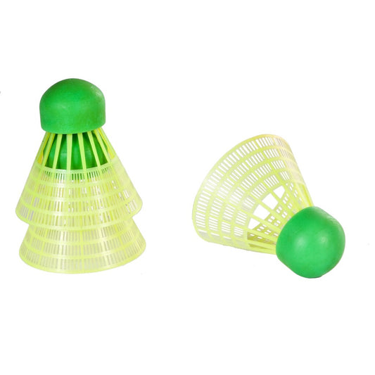 Sportx Speed Badminton Shuttles In Koker 3 Stuks Neon Geel/Groen Default Title Badminton Joy&Bloom