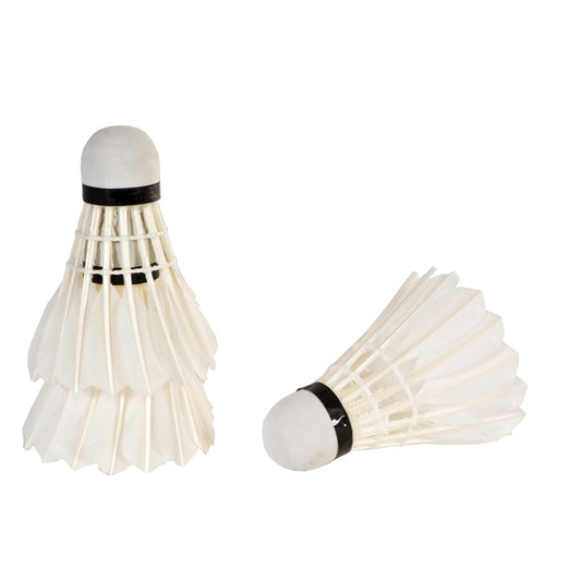 Sportx Badmintonshuttles Met Veren 3 Stuks Wit Default Title Badminton Joy&Bloom