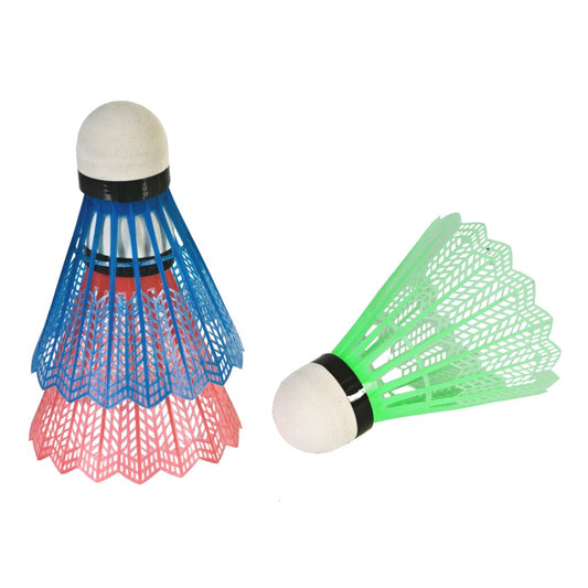 Sportx Shuttles In Koker 3 Stuks Rood/Groen/Blauw Default Title Badminton Joy&Bloom