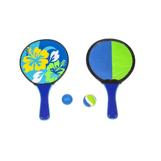 Summertime Catch And Hit Met Bloemenprint 4-Delig Blauw/Groen Default Title Beachball Joy&Bloom