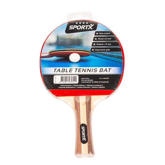 Sportx 4 Sterren Tafeltennisbat Hout/Rubber Default Title Tafeltennis Joy&Bloom