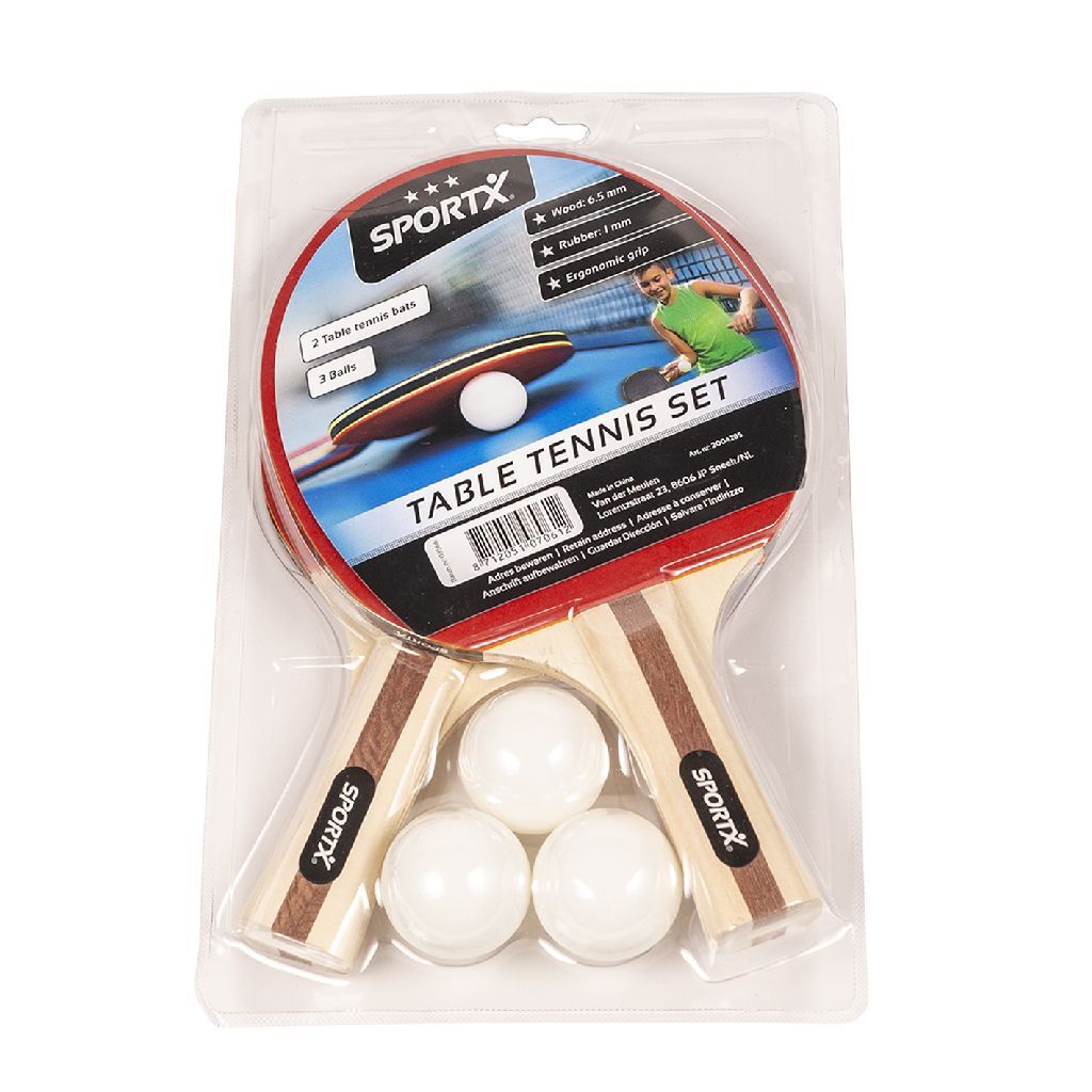 Sportx Tafeltennis Set 5-Delig Default Title Tafeltennis Joy&Bloom