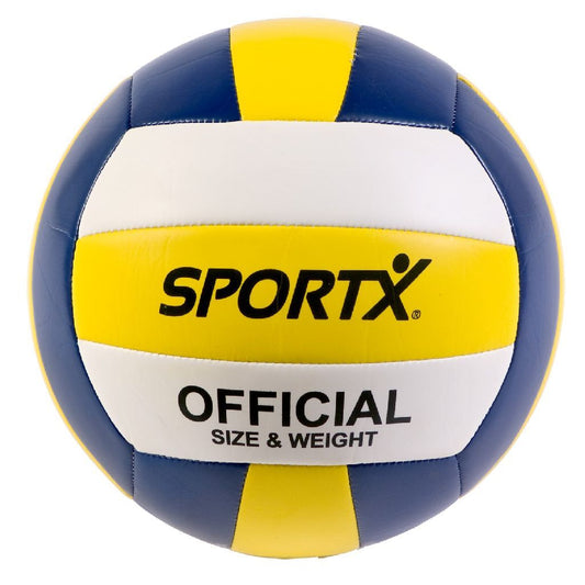 Sportx Official Volleybal 22 Cm Wit/Geel/Blauw Default Title Ballen Joy&Bloom