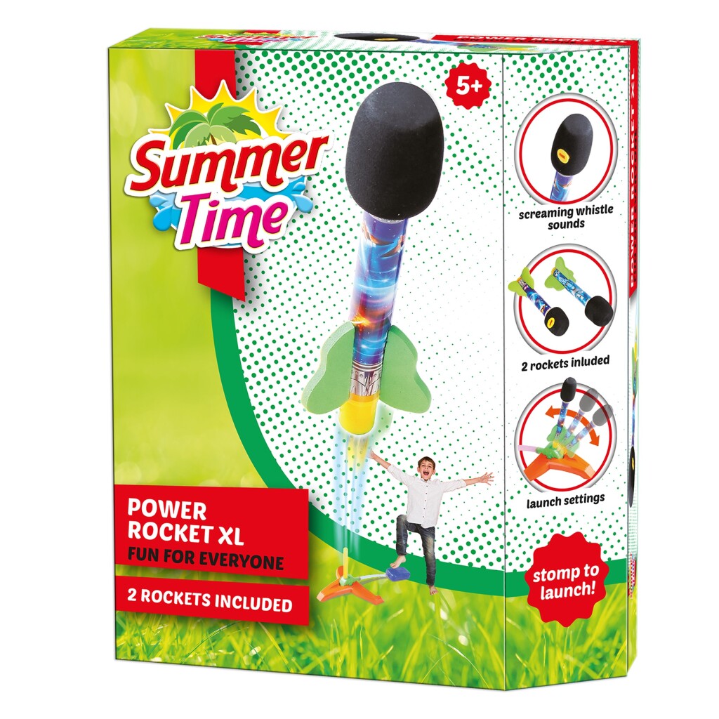 Summertime Power Rocket Xl Met 2 Raketten + Geluid Zomerpret/Waterpret Joy&Bloom