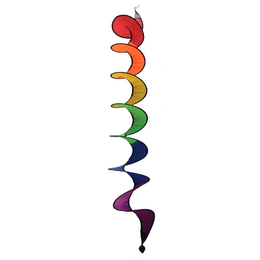 Rhombus Regenboog Windvanger Spiraal 23X163 Cm Default Title Windwijzers Joy&Bloom