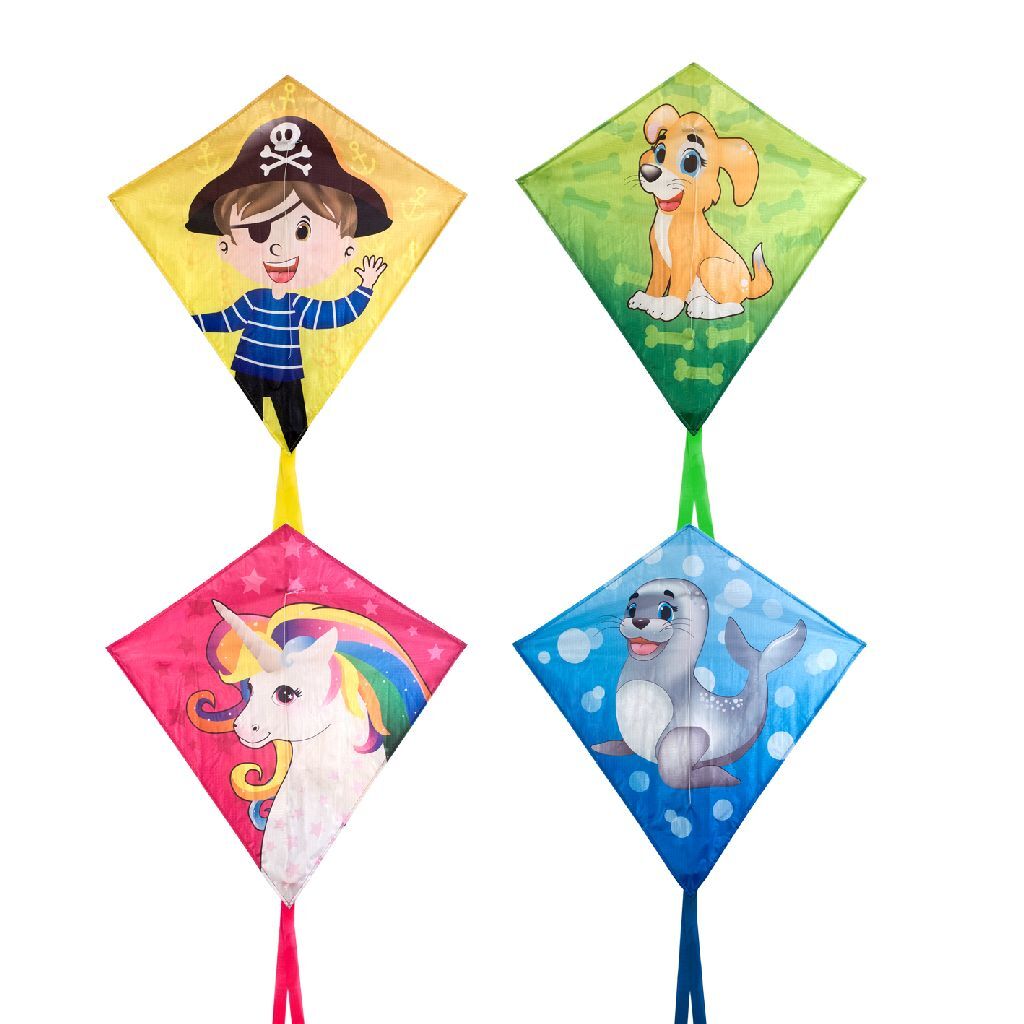Rhombus Mini Junior Vlieger 25X25 Cm Vliegers Joy&Bloom