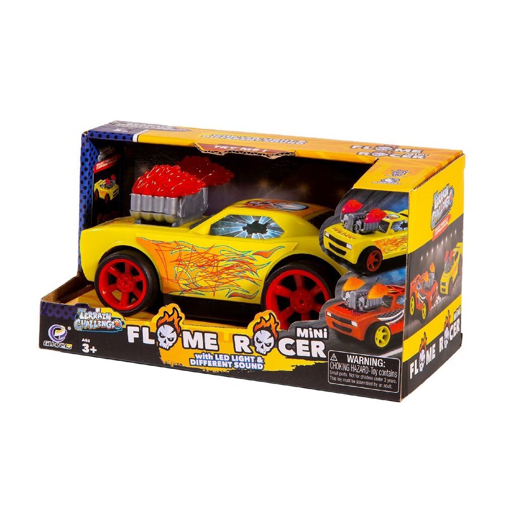 Basic Flame Racer Auto + Licht En Geluid Auto's Joy&Bloom