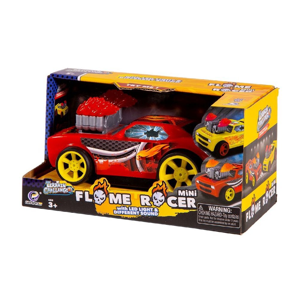 Basic Flame Racer Auto + Licht En Geluid Auto's Joy&Bloom