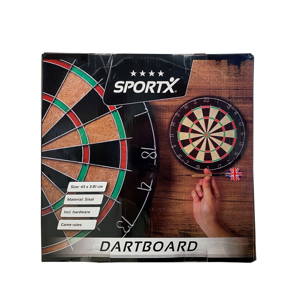 Sportx Dartbord 45 Cm Sisal Dart Joy&Bloom