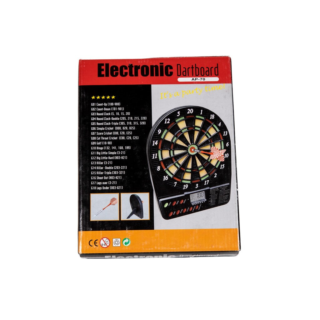 Basic Mini Elektronisch Dartboard + 4 Darts Dart Joy&Bloom