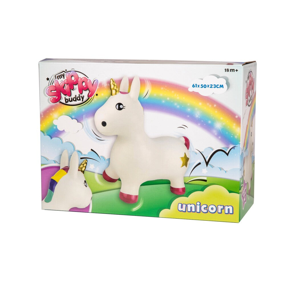 My Skippy Buddy Skippy Buddy Eenhoorn 61X50X23 Cm Skippyballen Joy&Bloom