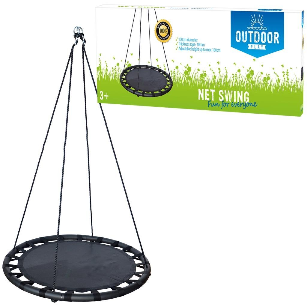 Outdoor Play Schommelmat 100 Cm Zwart Schommels Joy&Bloom