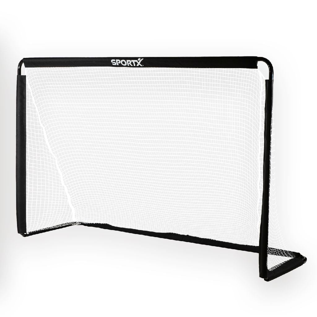 Sportx Metalen Voetbaldoel 182X60X122 Cm Zwart Default Title Voetbaldoelen Joy&Bloom
