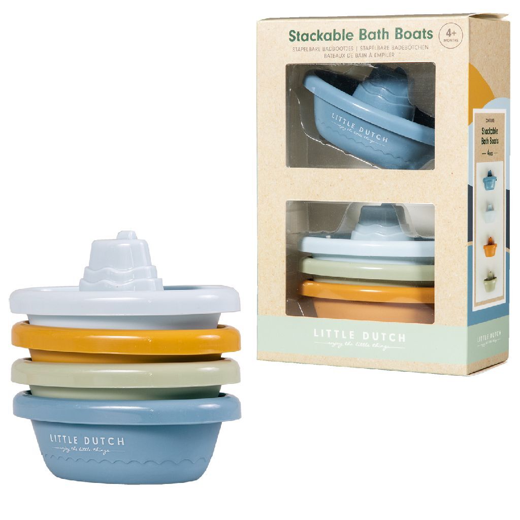 Little Dutch 4 Bad Bootjes Set Blauw Default Title Bad Speelgoed Joy&Bloom