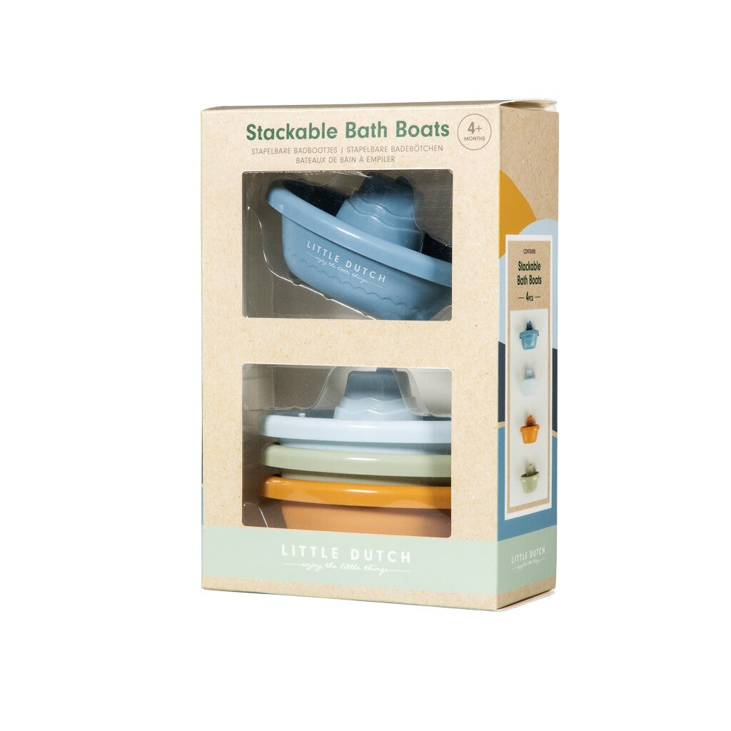 Little Dutch 4 Bad Bootjes Set Blauw Bad Speelgoed Joy&Bloom