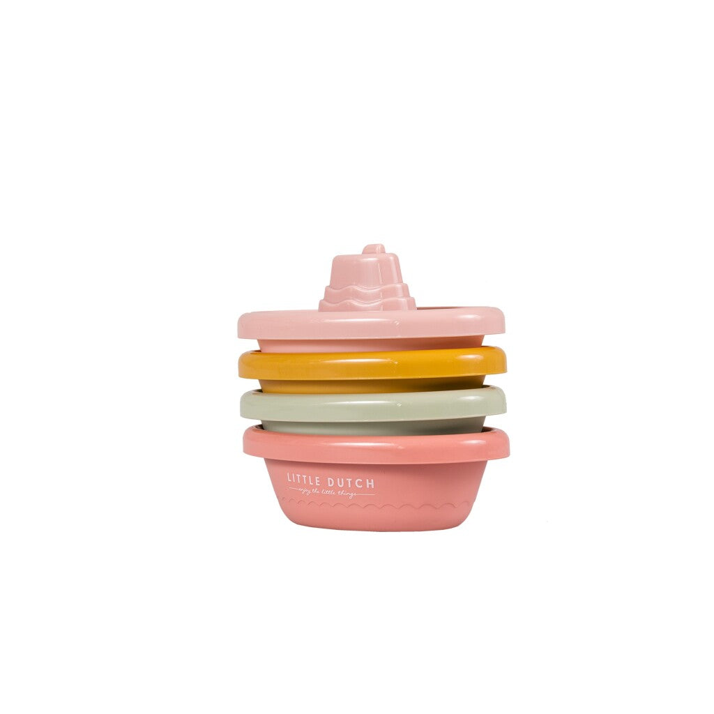 Little Dutch 4 Bad Bootjes Set Roze Bad Speelgoed Joy&Bloom